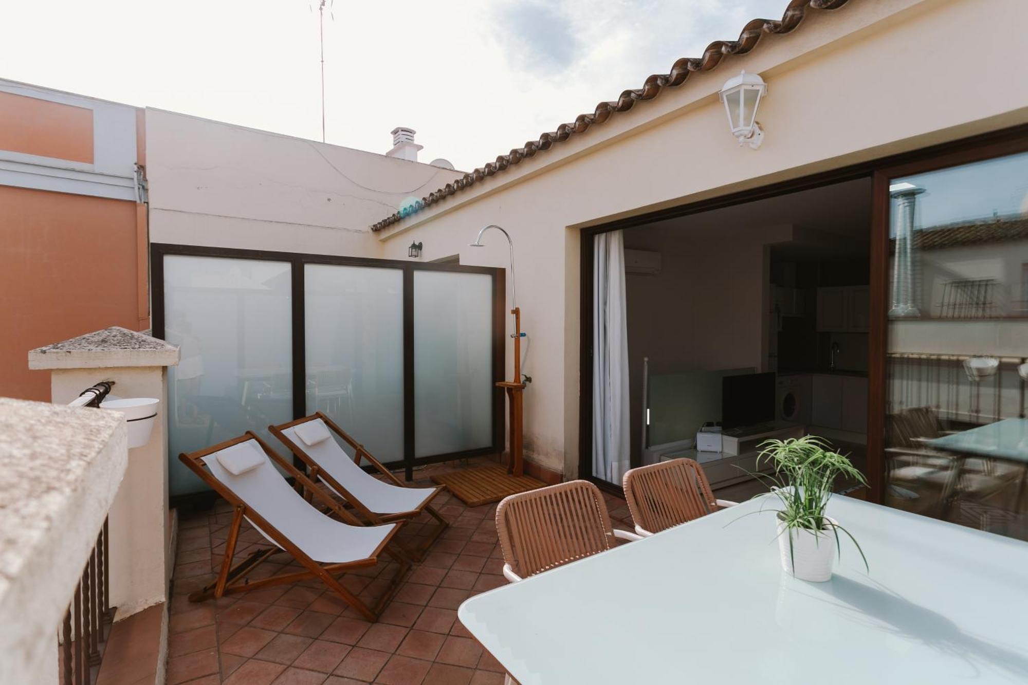 Apto. Con Terraza Privada Centro Sevilla Exterior foto
